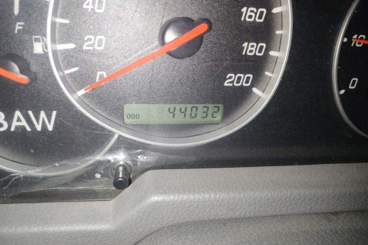 Used BAW Warrior 2008 2.7L five-door four-wheel drive gasoline version Odometer Close Up