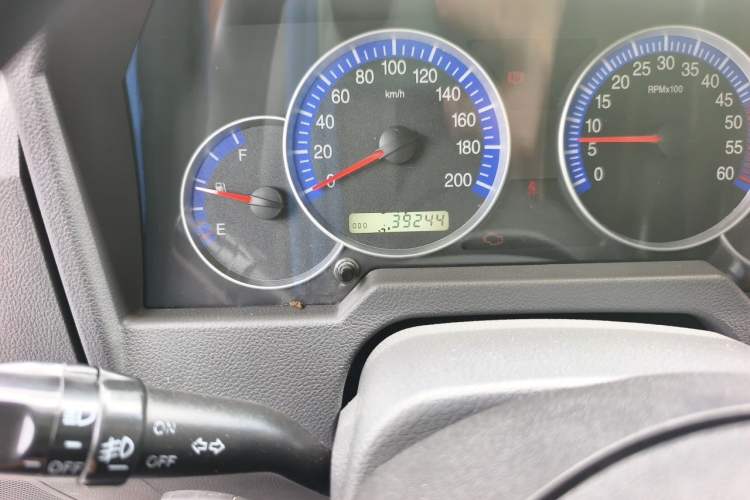 Used BAW Warrior 2017 2.0T five-door four-wheel drive gasoline version Odometer Close Up