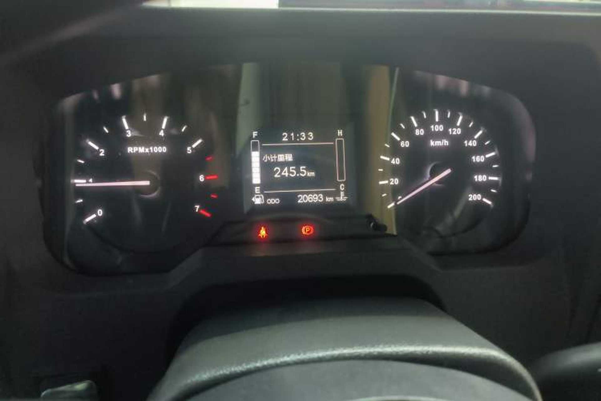 Used BAW Warrior 2021 2.4T Three-Door Four-Wheel Drive Short Wheelbase Gasoline Version China VI Emission Standard Instrument Cluster