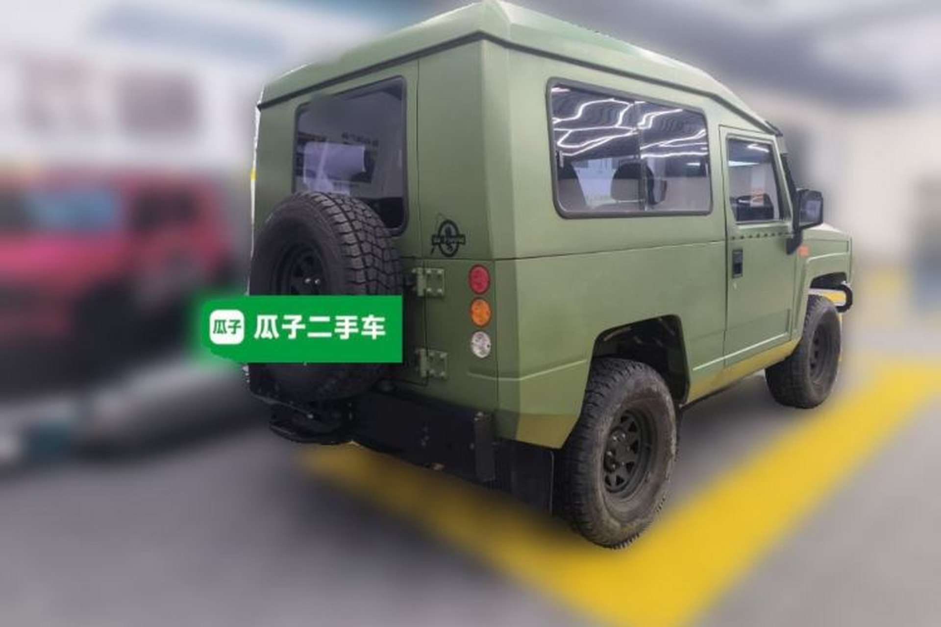 Used BAW Warrior 2021 2.4T Three-Door Four-Wheel Drive Short Wheelbase Gasoline Version China VI Emission Standard Rear Right 45 Deg