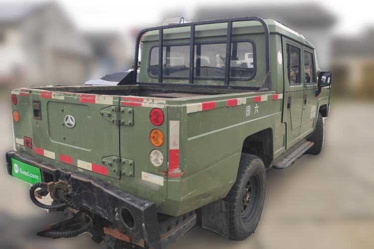Used BAW Warrior Pickup 2020 2.4T gasoline four-wheel drive 3035 wheelbase integrated double-row cabin 4K22D4T Rear Right 45 Deg