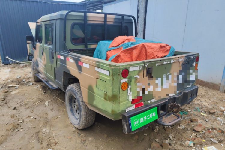 Used BAW Warrior Pickup 2018 2.8T diesel integrated double-row 3035 wheelbase Rear Left 45 Deg
