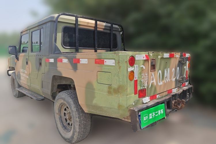 Used BAW Warrior Pickup 2018 2.8T diesel integrated double-row 3035 wheelbase Rear Left 45 Deg