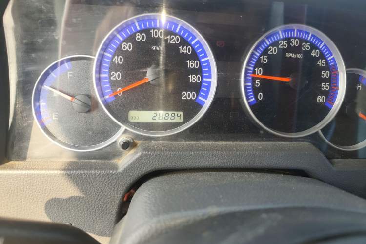 Used BAW Warrior Pickup 2018 2.8T diesel integrated double-row 3035 wheelbase Odometer Close Up