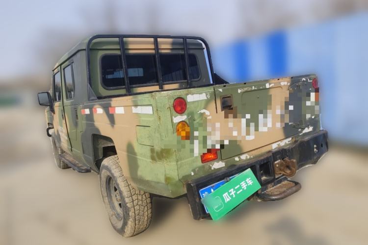 Used BAW Warrior Pickup 2018 2.8T diesel integrated double-row 3035 wheelbase Rear Left 45 Deg