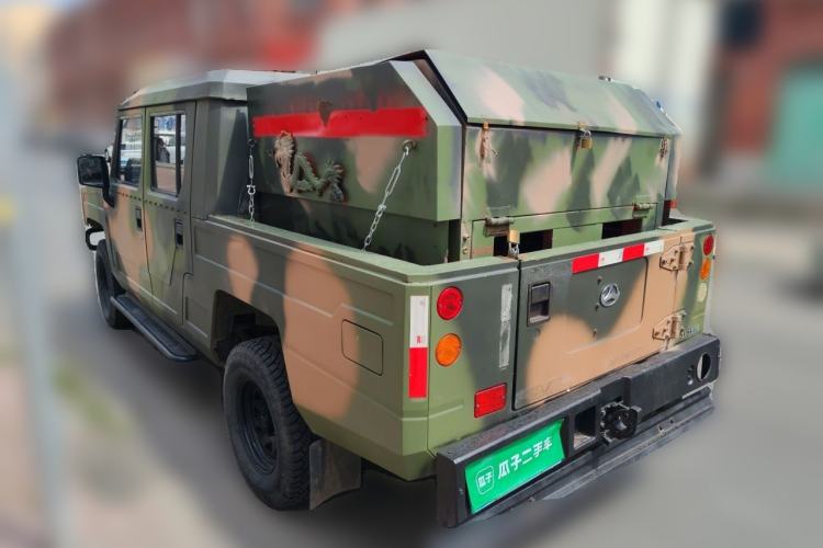 Used BAW Warrior Pickup 2020 2.4T diesel four-wheel drive 3035 wheelbase integrated double-row cabin YCY24140-60A Rear Left 45 Deg