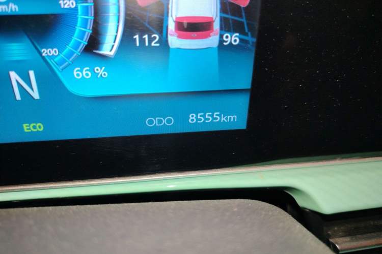 Used BAW Yuanbao 2022 Fun Edition Odometer Close Up