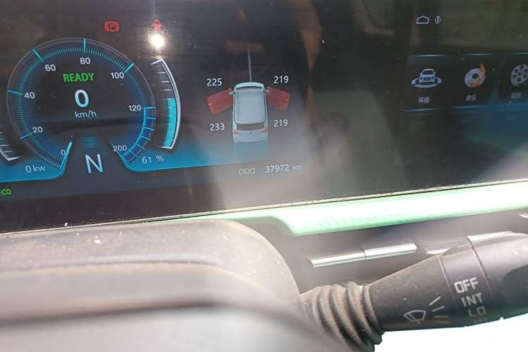 Used BAW Yuanbao 2022 Smart Version Odometer Close Up