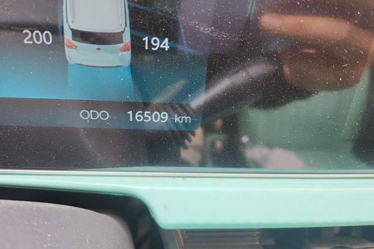 Used BAW Yuanbao 2022 Bao Meng Edition Odometer Close Up