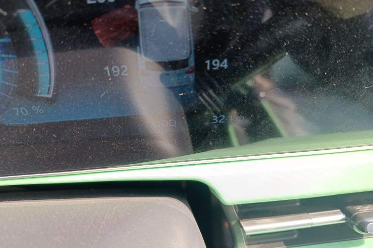 Used BAW Yuanbao 2022 Smart Version Odometer Close Up