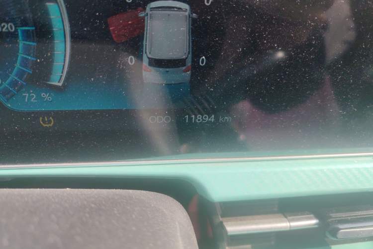 Used BAW Yuanbao 2022 Bao Meng Edition Odometer Close Up