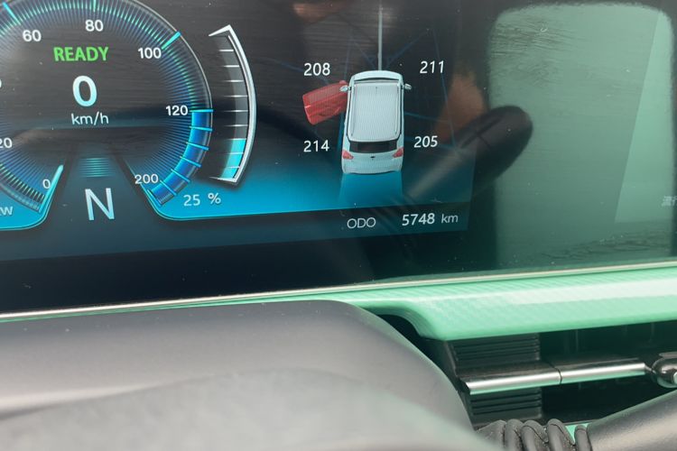 Used BAW Yuanbao 2022 Smart Version Odometer Close Up