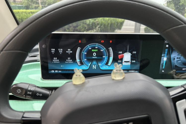 Used BAW Yuanbao 2022 Smart Version Odometer Close Up
