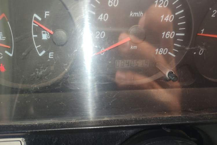 Used BAW Zhanqi 2010 2.0L CK Odometer Close Up