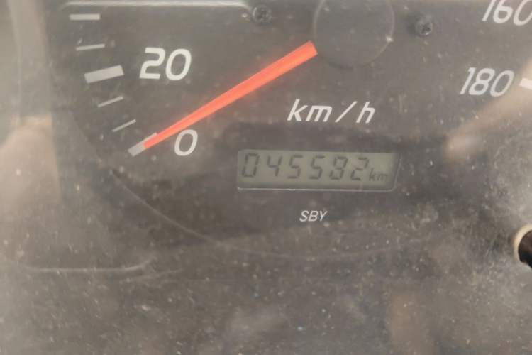 Used BAW Zhanqi 2010 2.0L hardtop version Odometer Close Up