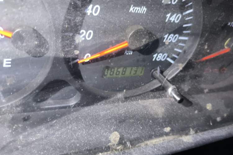 Used BAW Zhanqi 2010 2.0L hardtop version Odometer Close Up