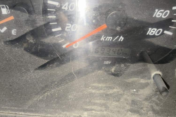 Used BAW Zhanqi  Odometer Close Up