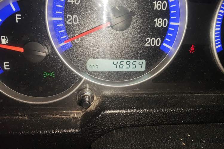 Used BAW Zhanqi 2018 2.0L Hardtop Edition Odometer Close Up