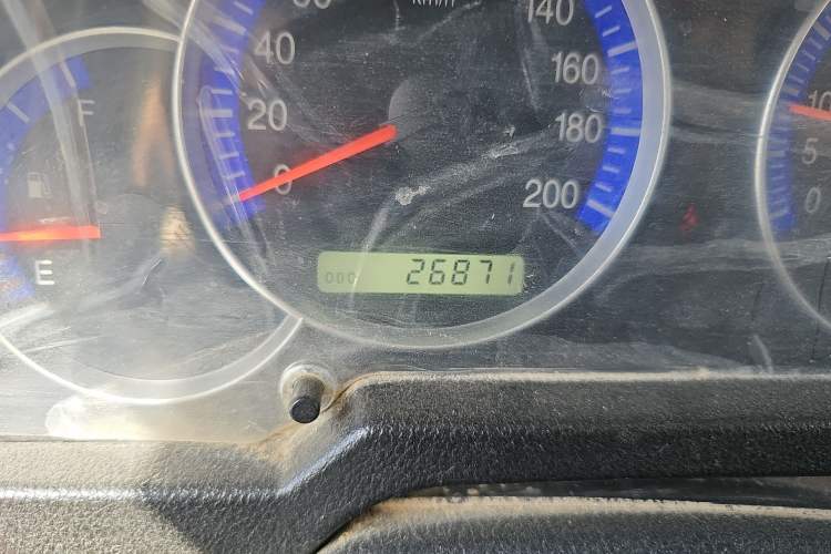 Used BAW Zhanqi Pickup 2017 2.2L gasoline iron double-row 4G22C Odometer Close Up