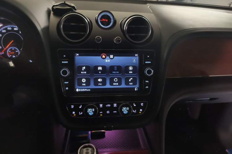 Used Bentley Bentayga 2018 4.0T V8 Audio And AC Panel