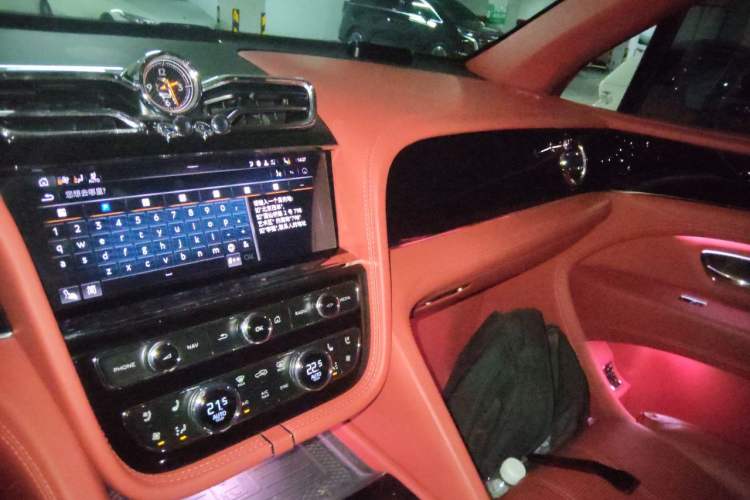 Used Bentley Bentayga 2022 4.0T V8 Audio And AC Panel