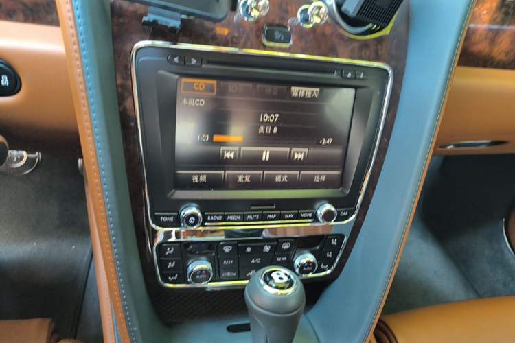 Used Bentley Continental 2012 6.0T GT W12 Audio And AC Panel