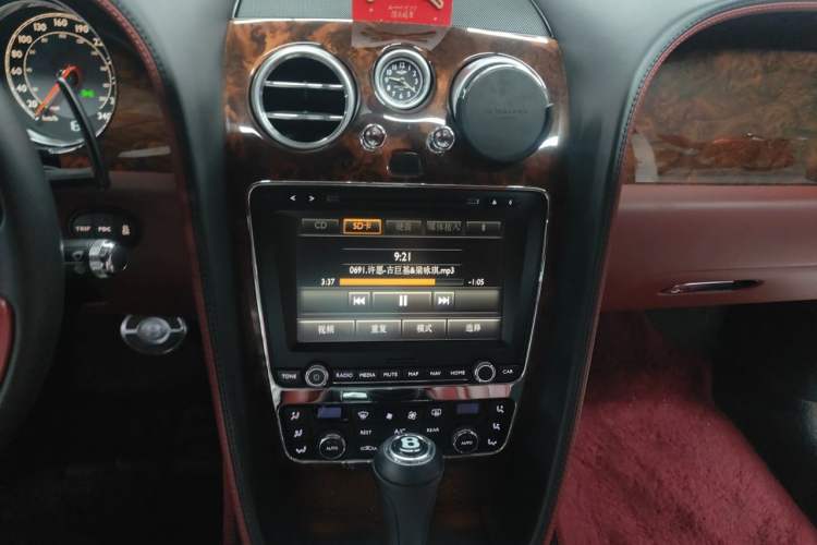 Used Bentley Continental 2012 6.0T GT W12 Audio And AC Panel