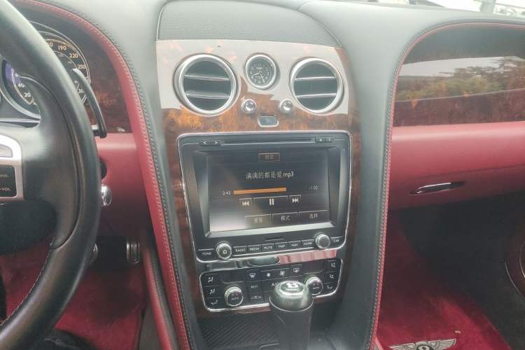 Used Bentley Continental 2012 6.0T GT W12 Audio And AC Panel