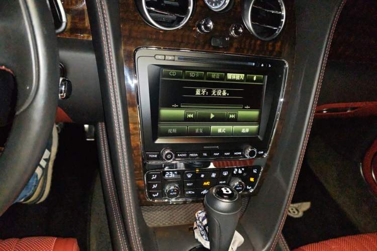 Used Bentley Continental 2015 4.0T GT V8 Standard Edition Audio And AC Panel