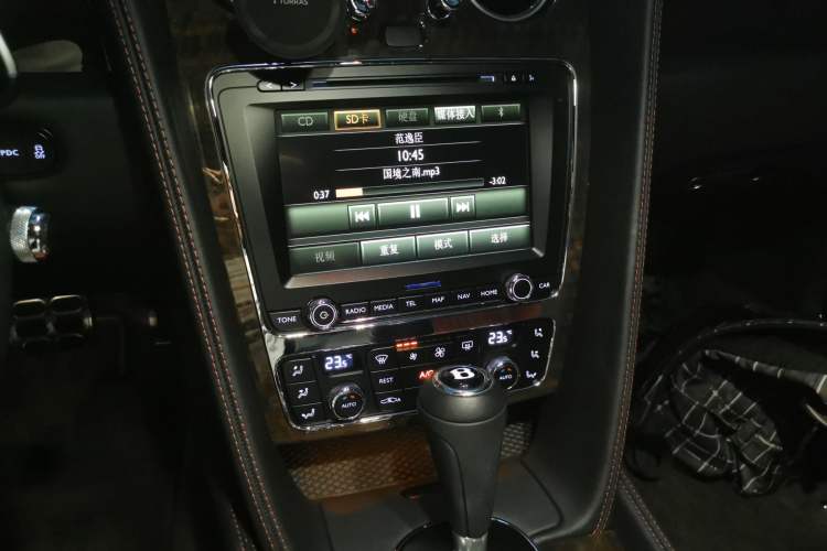 Used Bentley Continental 2016 4.0T GT V8 Standard Edition Audio And AC Panel