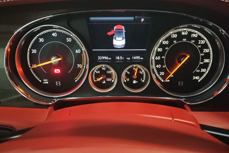Used Bentley Continental 2017 4.0T GT V8 Convertible Instrument Cluster
