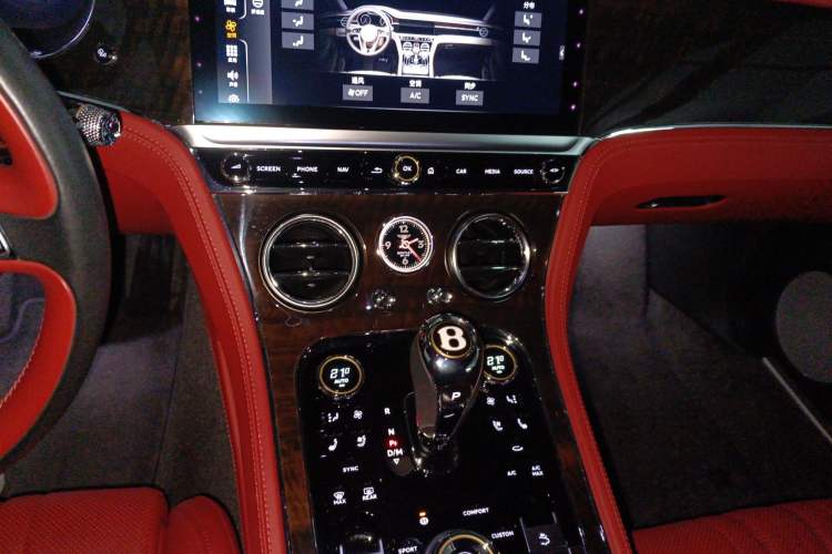 Used Bentley Continental 2018 6.0T GT W12 Audio And AC Panel