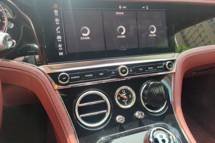 Used Bentley Continental 2020 4.0T GT V8 Audio And AC Panel