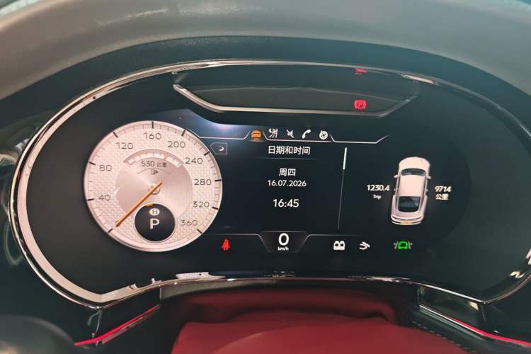 Used Bentley Continental 2022 4.0T GT V8 Mulliner Instrument Cluster