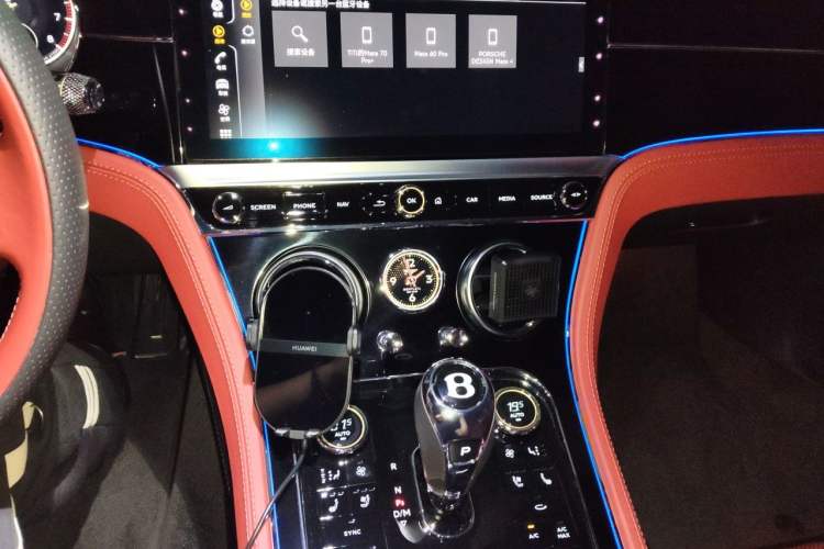 Used Bentley Continental 2022 4.0T GT V8 Mulliner Audio And AC Panel