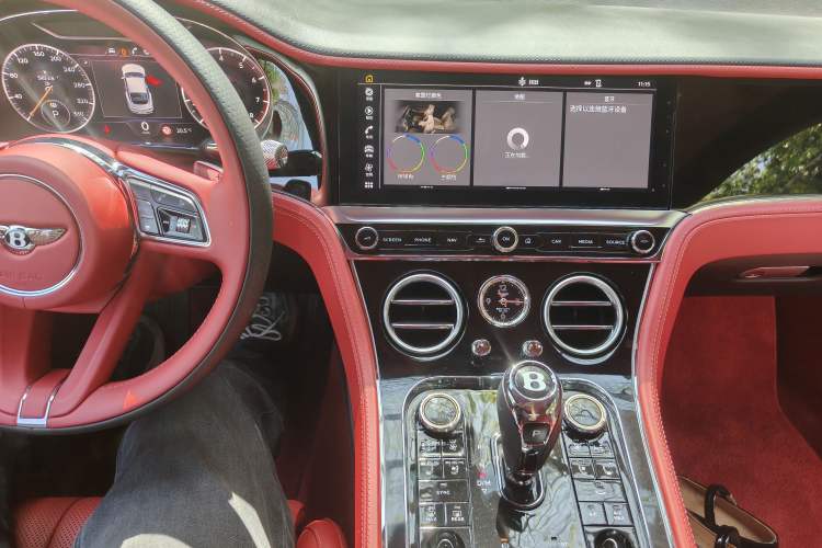Used Bentley Continental 2022 4.0T GT V8 Mulliner Audio And AC Panel