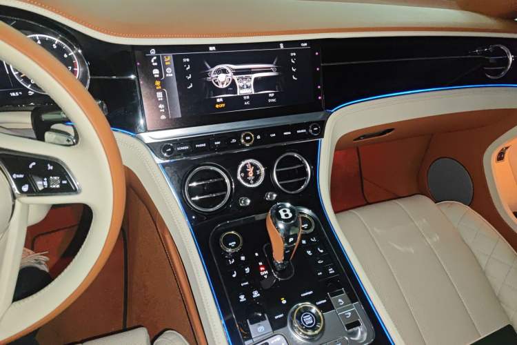 Used Bentley Continental 2022 4.0T GT V8 Audio And AC Panel