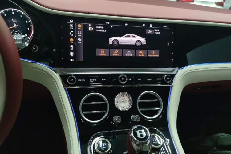 Used Bentley Continental 2022 4.0T GT V8 Audio And AC Panel