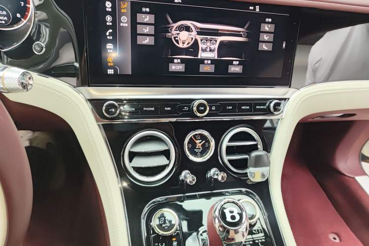 Used Bentley Continental 2022 4.0T GT V8 Audio And AC Panel