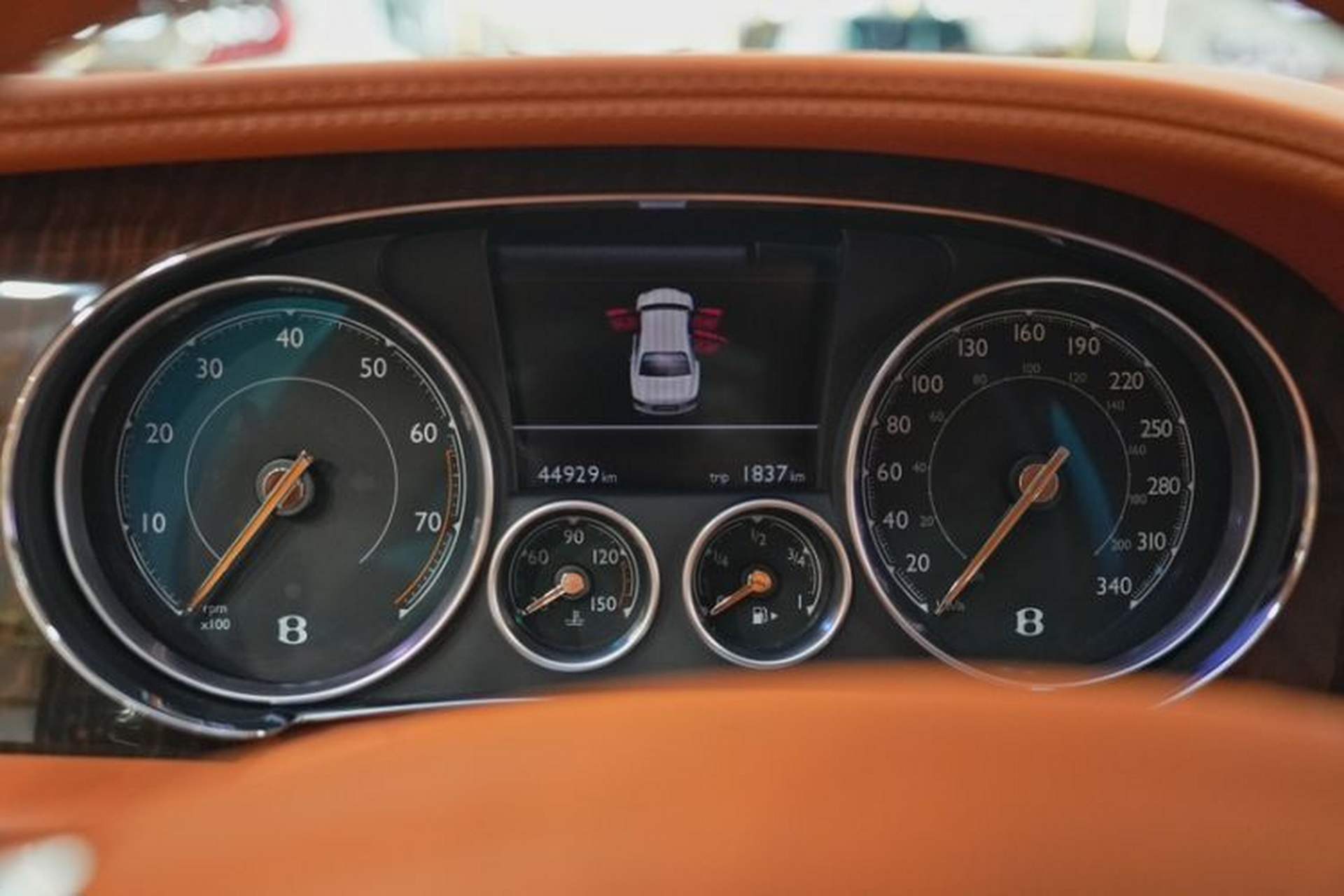 Used Bentley Flying Spur  Odometer Close Up