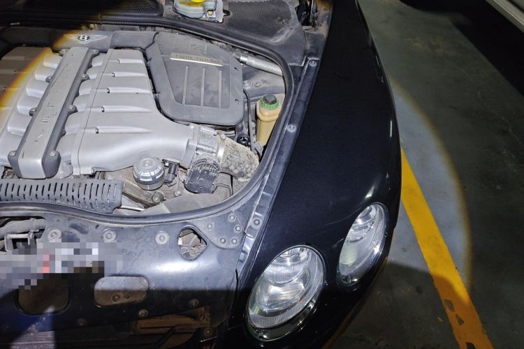 Used Bentley Flying Spur 2010 6.0T Four-Seat Version Engine Bay Left