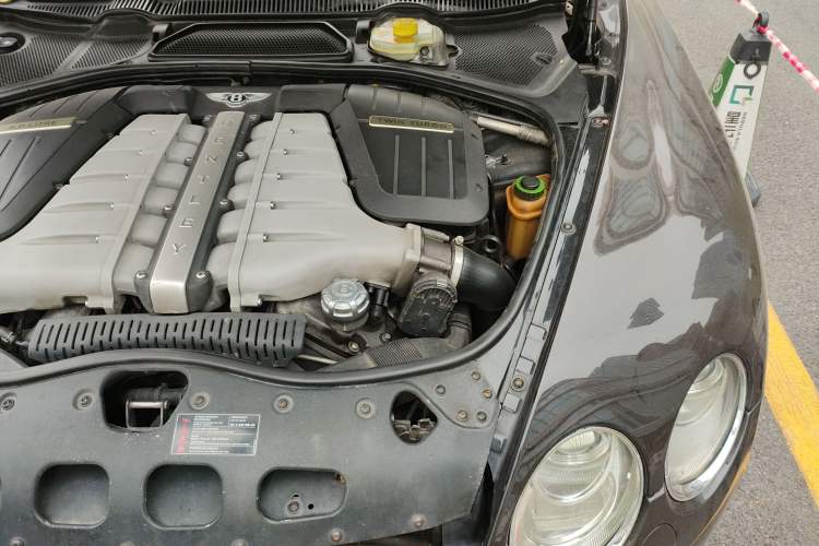 Used Bentley Flying Spur 2010 6.0T Four-Seat Version Engine Bay Left