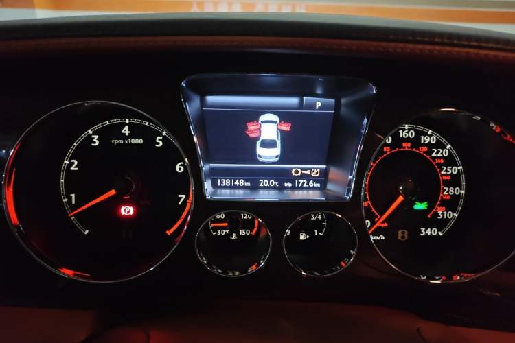 Used Bentley Flying Spur 2010 6.0T Four-Seat Version Instrument Cluster