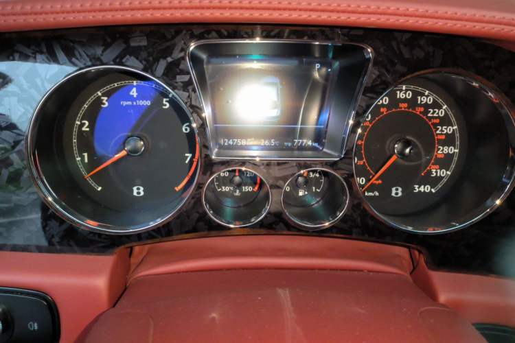 Used Bentley Flying Spur 2010 6.0T Four-Seat Version Instrument Cluster