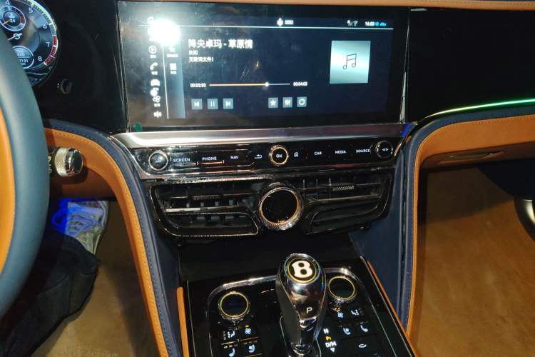Used Bentley Flying Spur 2012 6.0T Limited Edition Audio And AC Panel