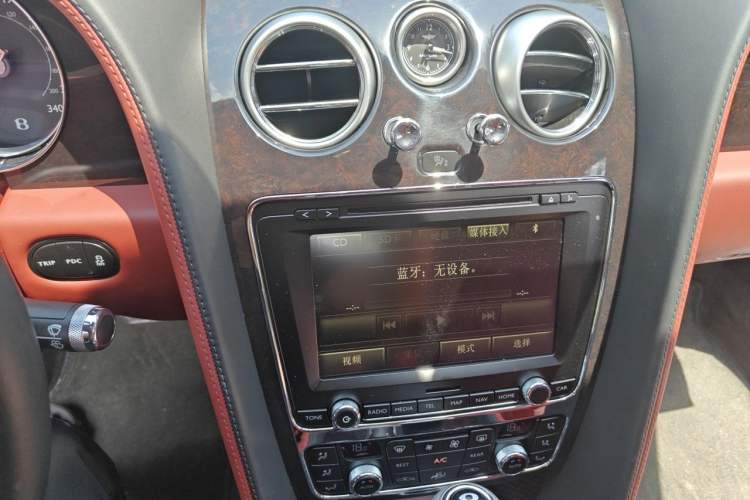 Used Bentley Flying Spur 2014 4.0T V8 Standard Edition Audio And AC Panel