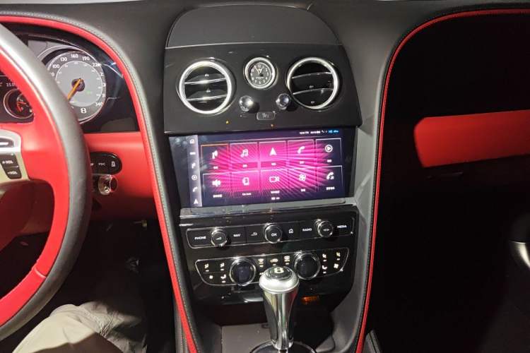 Used Bentley Flying Spur 2014 4.0T V8 Prestige Edition Audio And AC Panel