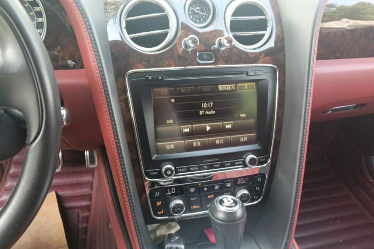 Used Bentley Flying Spur 2014 4.0T V8 Prestige Edition Audio And AC Panel