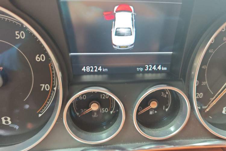Used Bentley Flying Spur  Odometer Close Up