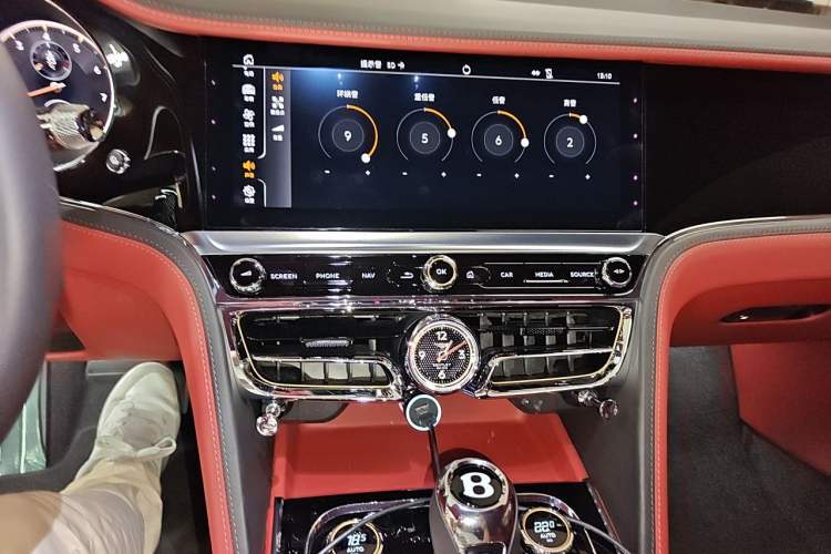 Used Bentley Flying Spur 2020 6.0T W12 Standard Edition Audio And AC Panel